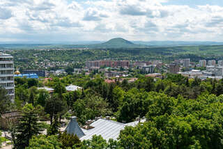 Гостиница Машук Пятигорск Двухместный номер с 1 кроватью или 2 отдельными кроватями и балконом-9